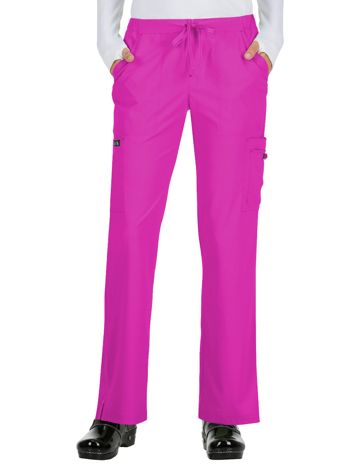 Women's 8-Pocket Stretch Cargo Holly Scrub Pant - 731 - Azalea Pink