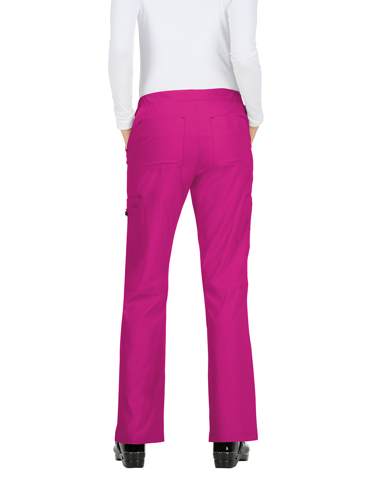 Women's 8-Pocket Stretch Cargo Holly Scrub Pant - 731 - Azalea Pink