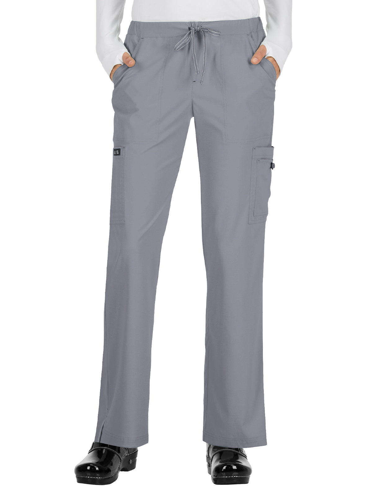 Women's Eight-Pocket Stretch Cargo Holly Pant - 731 - Platinum Grey