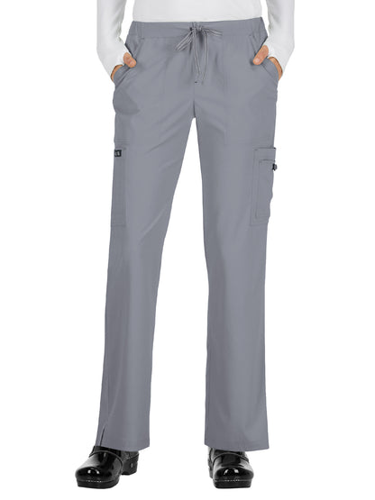 Women's Eight-Pocket Stretch Cargo Holly Pant - 731 - Platinum Grey