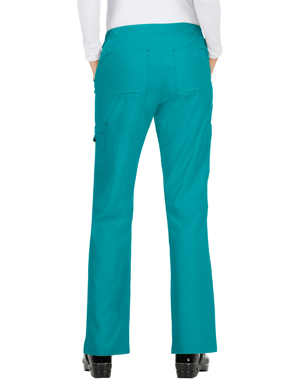 Women's 8-Pocket Stretch Cargo Holly Scrub Pant - 731 - Teal