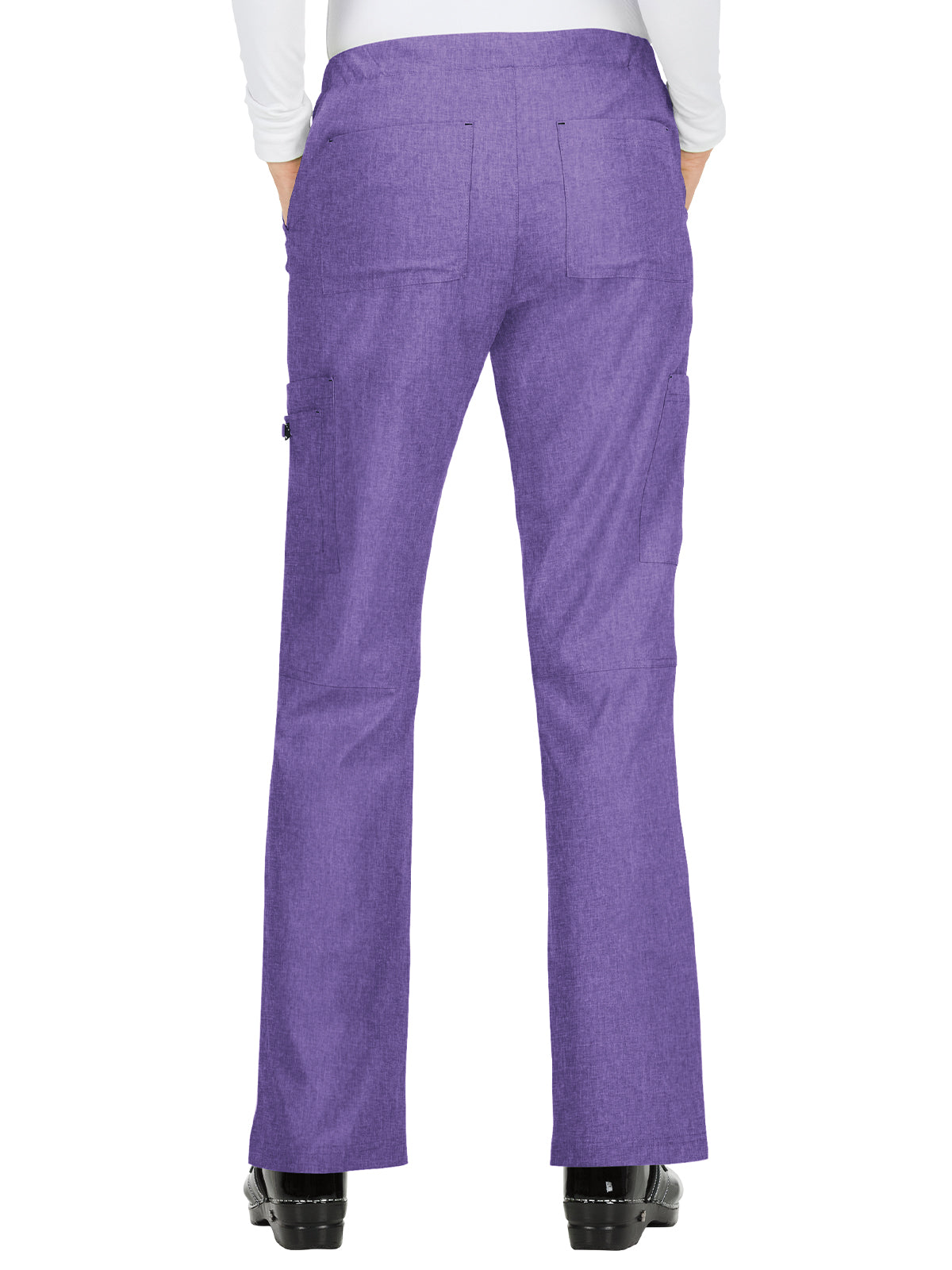 Women's 8-Pocket Stretch Cargo Holly Scrub Pant - 731 - Heather Wisteria