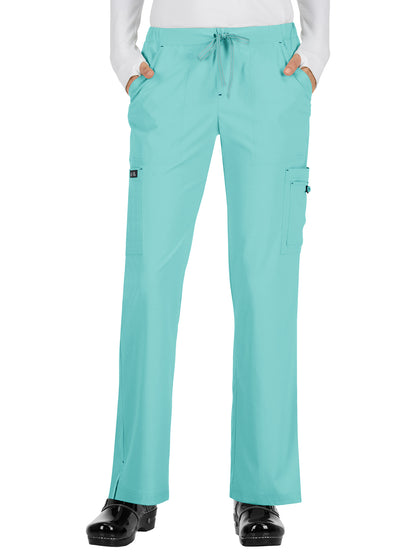 Women's Eight-Pocket Stretch Cargo Holly Pant - 731 - Fresh Mint