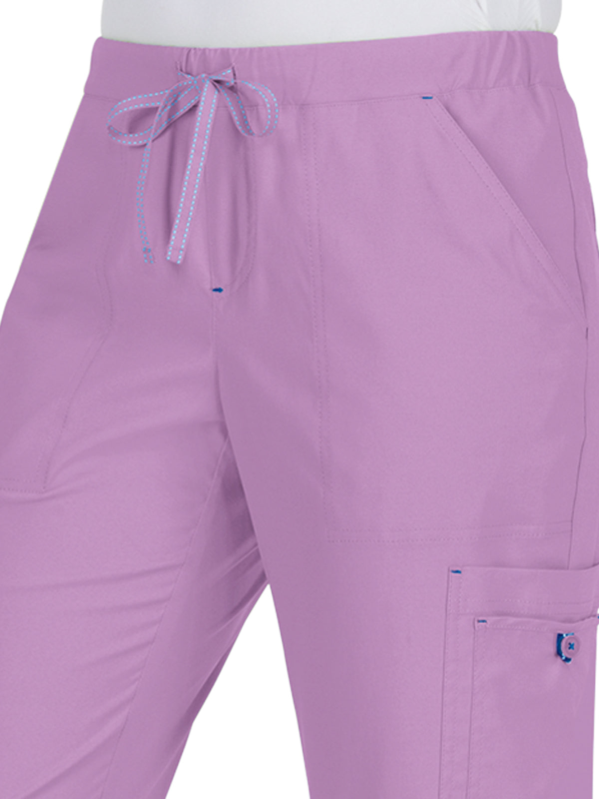 Women's 8-Pocket Stretch Cargo Holly Scrub Pant - 731 - Bloom Lavender