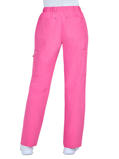 Women's 8-Pocket Stretch Cargo Holly Pant - 731 - Heather Pink Lemonade