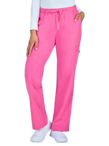Women's Eight-Pocket Stretch Cargo Holly Pant - 731 - Heather Pink Lemonade
