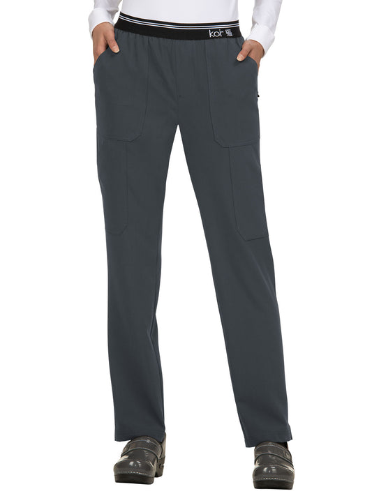 Women's 7-Pocket Skinny Leg On the Run Scrub Pant - 738 - Charcoal