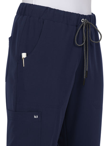 Women's 5-Pocket Cargo Everyday Hero Scrub Pant - 739 - Navy