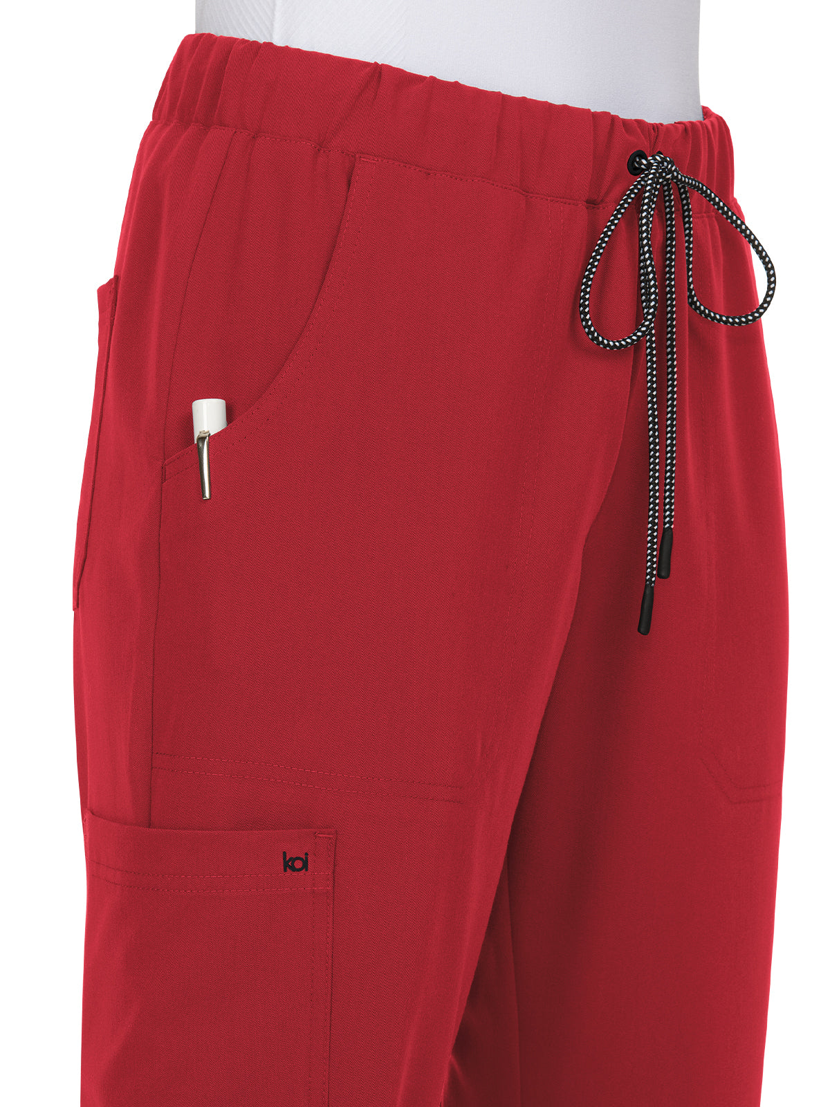 Women's 5-Pocket Cargo Everyday Hero Scrub Pant - 739 - Ruby