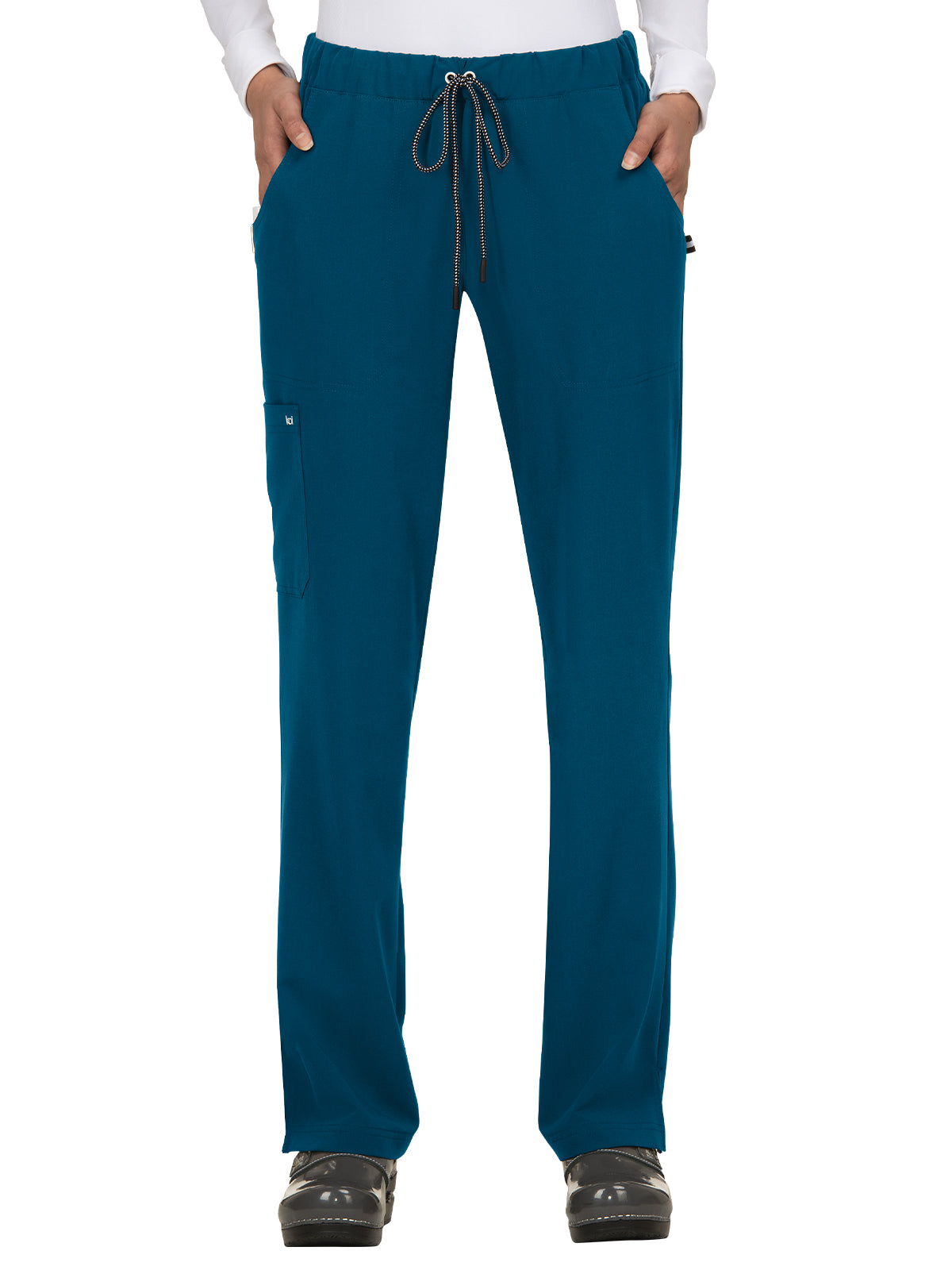 Women's 5-Pocket Cargo Everyday Hero Scrub Pant - 739 - Caribbean Blue