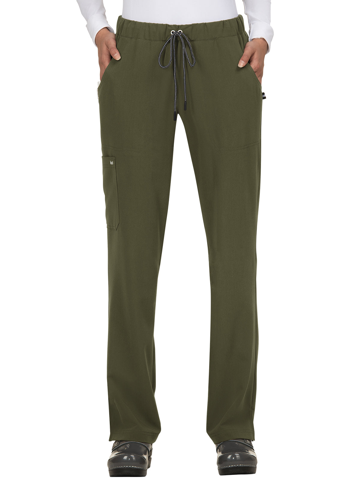 Women's 5-Pocket Cargo Everyday Hero Scrub Pant - 739 - Olive Green