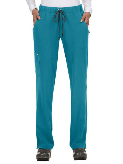 Women's 5-Pocket Cargo Everyday Hero Scrub Pant - 739 - Teal