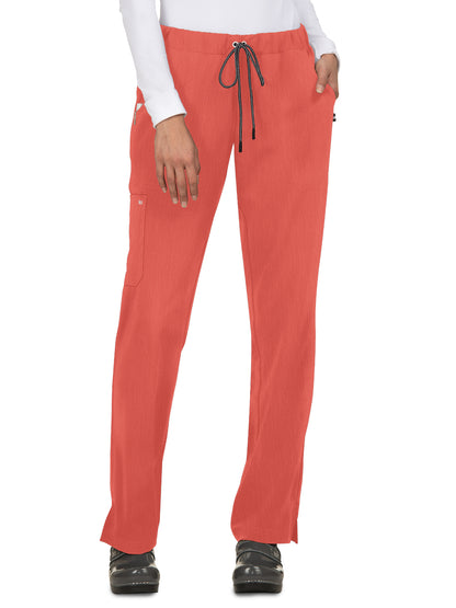 Women's 5-Pocket Cargo Everyday Hero Scrub Pant - 739 - Heather Coral