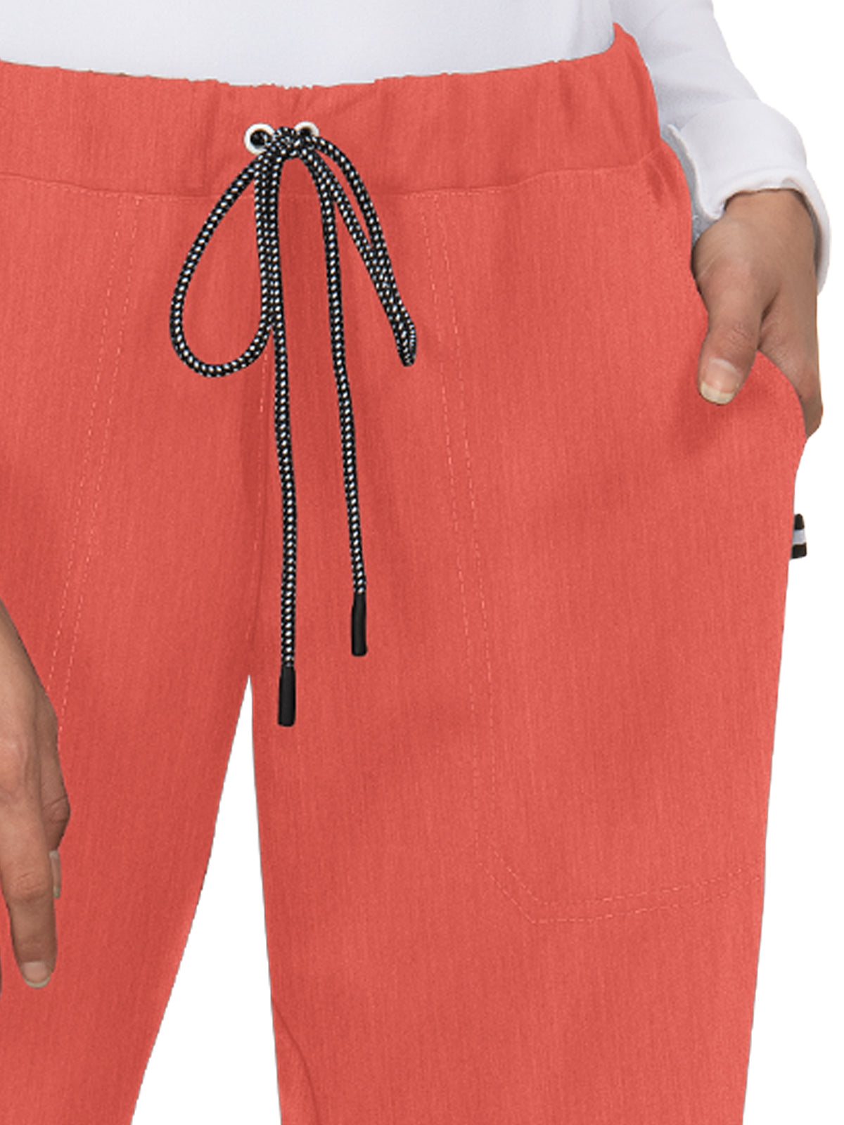 Women's 5-Pocket Cargo Everyday Hero Scrub Pant - 739 - Heather Coral