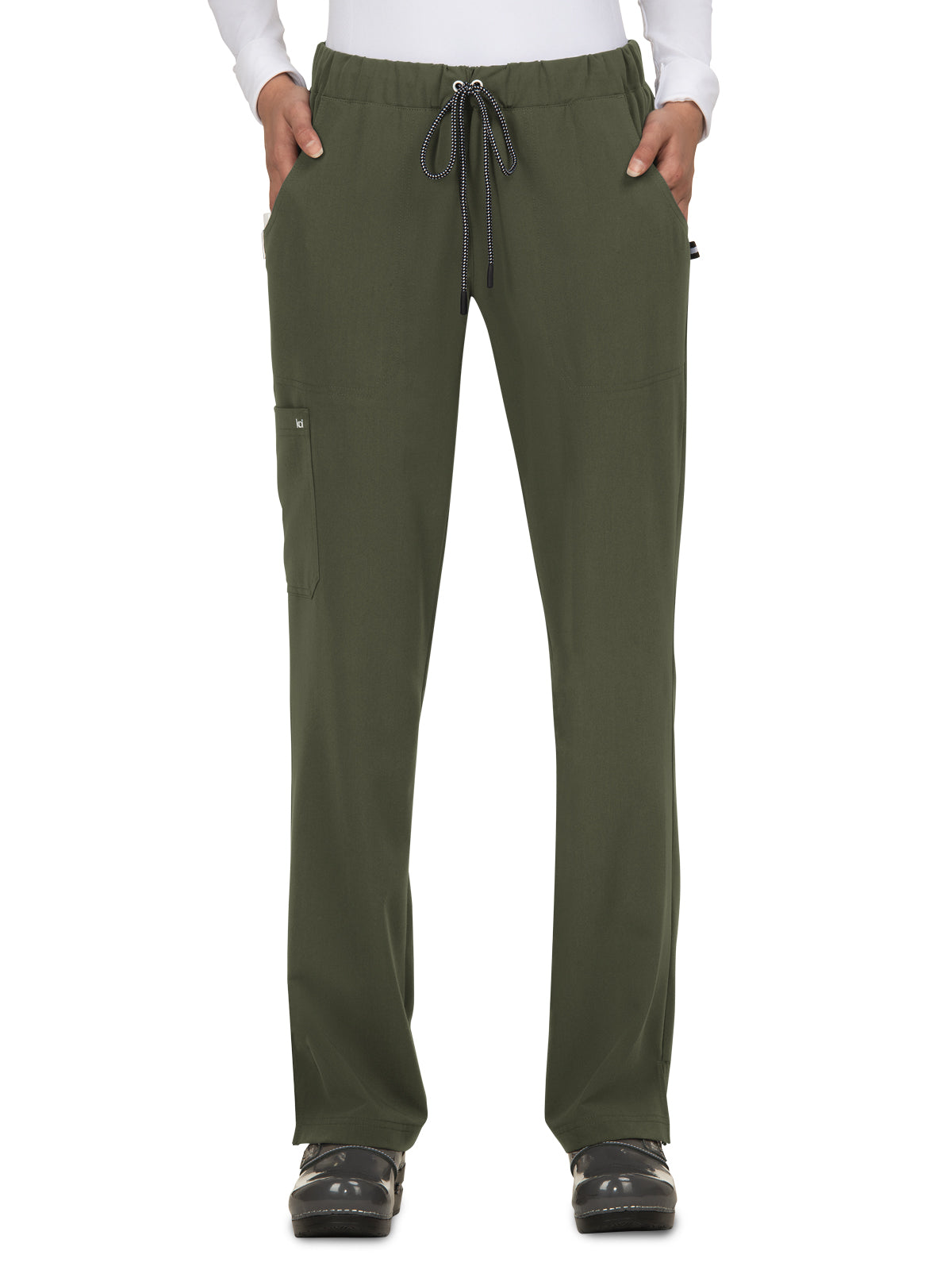 Women's 5-Pocket Cargo Everyday Hero Scrub Pant - 739 - Heather Olive