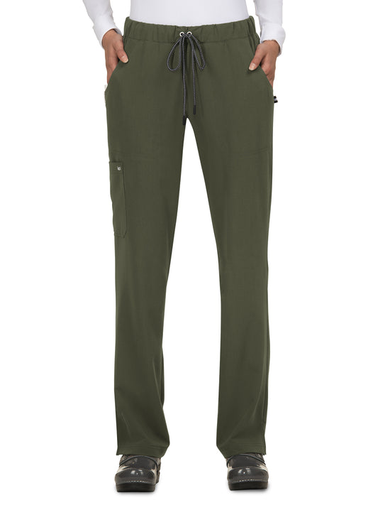 Women's 5-Pocket Cargo Everyday Hero Scrub Pant - 739 - Heather Olive