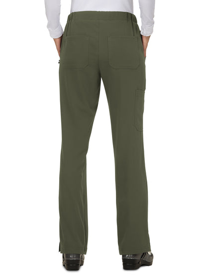 Women's 5-Pocket Cargo Everyday Hero Scrub Pant - 739 - Heather Olive