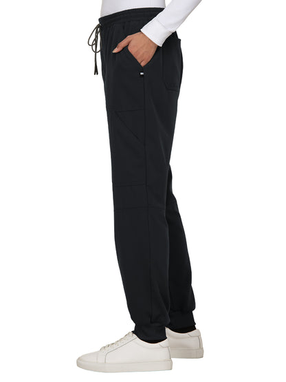 Women's 7-Pocket Stretch Jogger Good Vibe Scrub Pant - 740 - Black