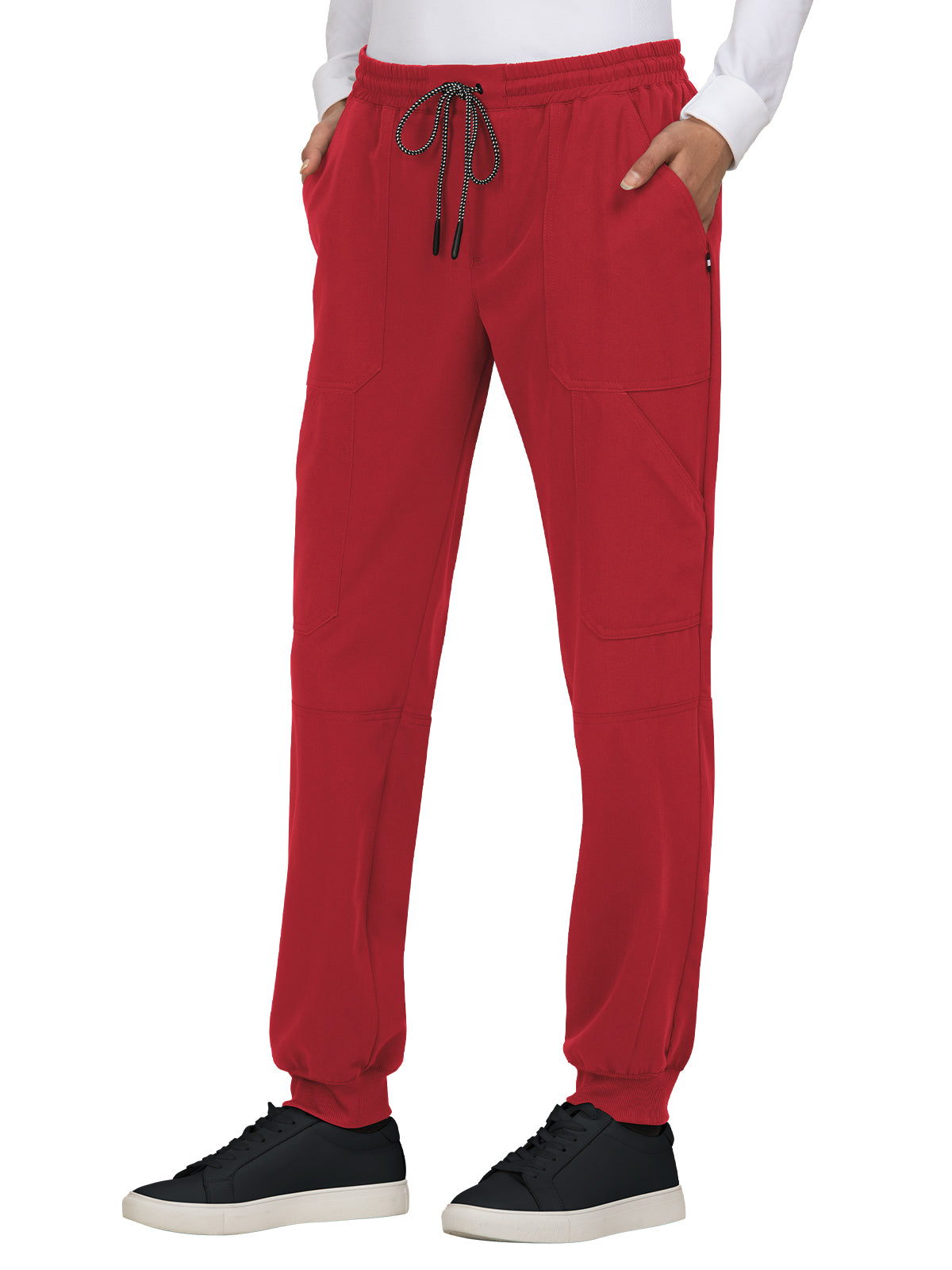 Women's 7-Pocket Stretch Jogger Good Vibe Scrub Pant - 740 - Ruby