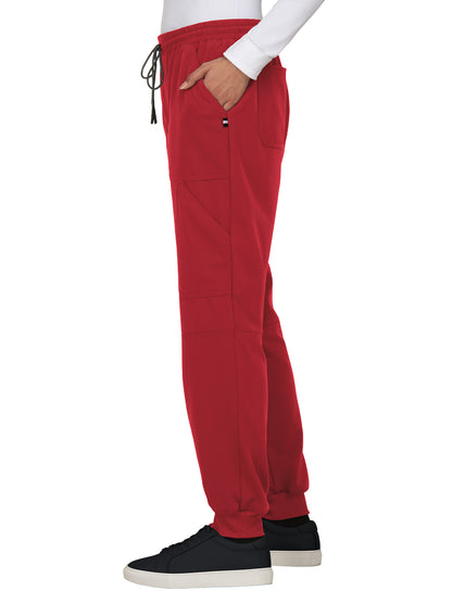 Women's 7-Pocket Stretch Jogger Good Vibe Scrub Pant - 740 - Ruby