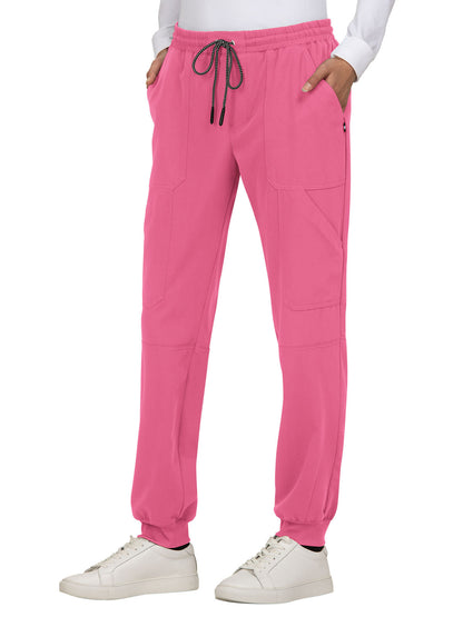 Women's 7-Pocket Stretch Jogger Good Vibe Scrub Pant - 740 - Rose