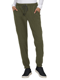Women's Seven-Pocket Stretch Jogger Good Vibe Pant - 740 - Olive Green