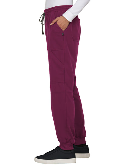 Women's 7-Pocket Stretch Jogger Good Vibe Scrub Pant - 740 - Wine