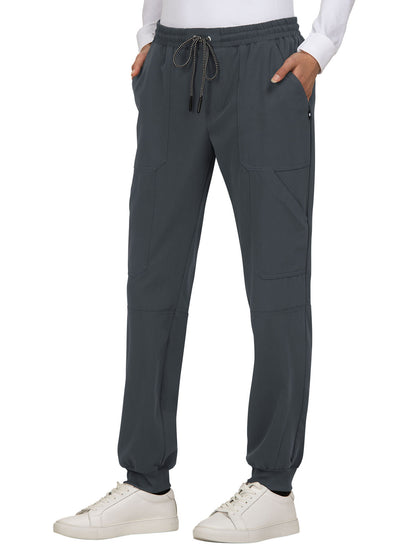 Women's 7-Pocket Stretch Jogger Good Vibe Scrub Pant - 740 - Charcoal