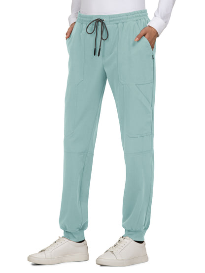 Women's 7-Pocket Stretch Jogger Good Vibe Scrub Pant - 740 - Sage