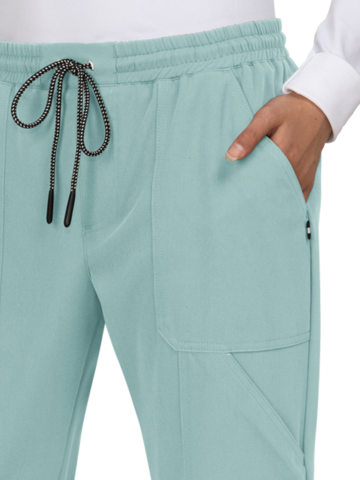 Women's 7-Pocket Stretch Jogger Good Vibe Scrub Pant - 740 - Sage