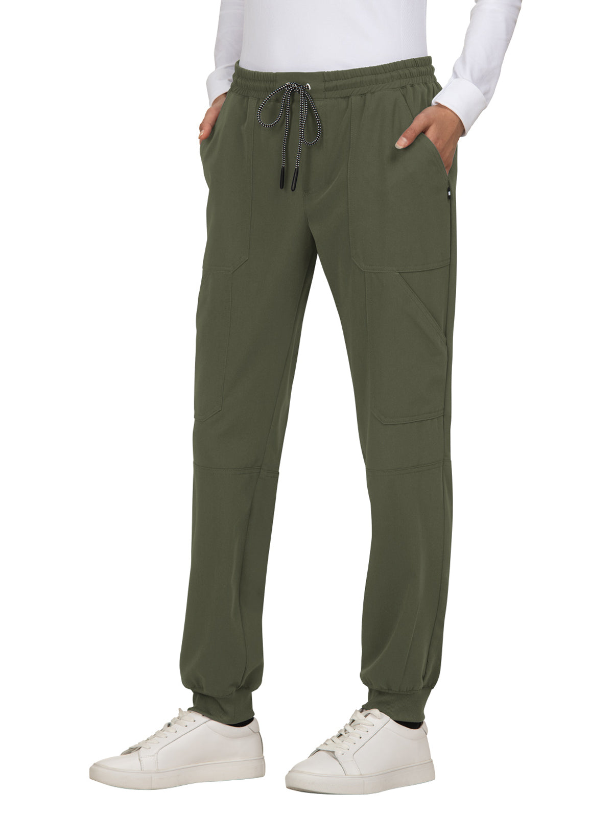 Women's Seven-Pocket Stretch Jogger Good Vibe Pant - 740 - Heather Olive