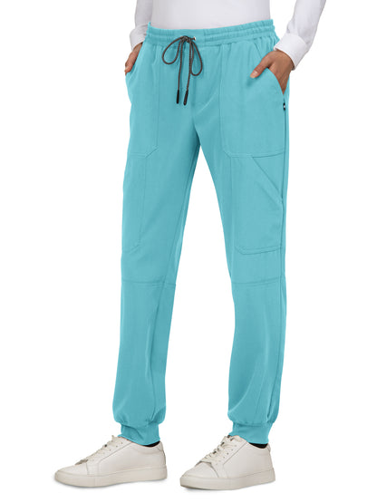 Women's Seven-Pocket Stretch Jogger Good Vibe Pant - 740 - Sea Glass