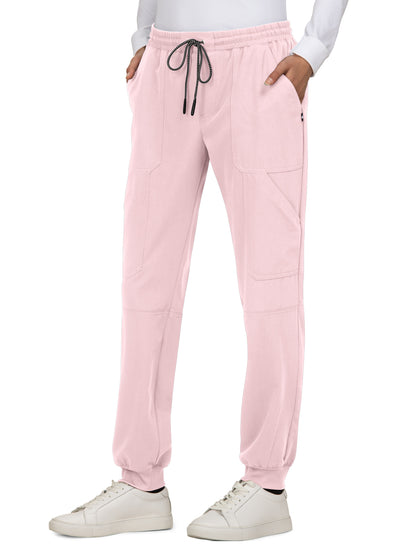 Women's Seven-Pocket Stretch Jogger Good Vibe Pant - 740 - Pink Dream