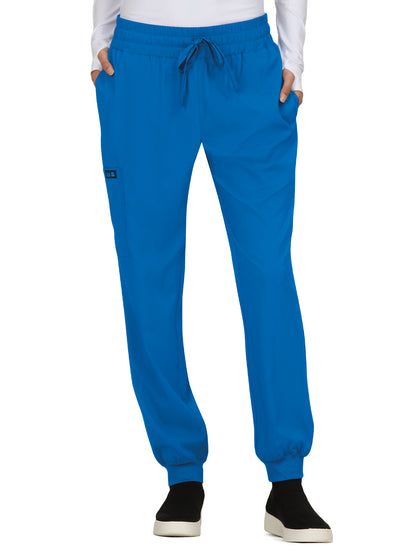 Women's Five-Pocket Stretch Jogger Gemma Pant - 741 - Royal Blue