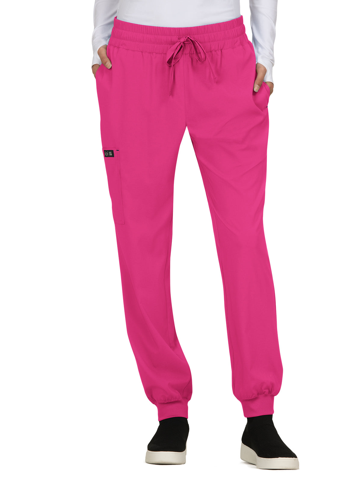 Women's 5-Pocket Stretch Jogger Gemma Scrub Pant - 741 - Flamingo