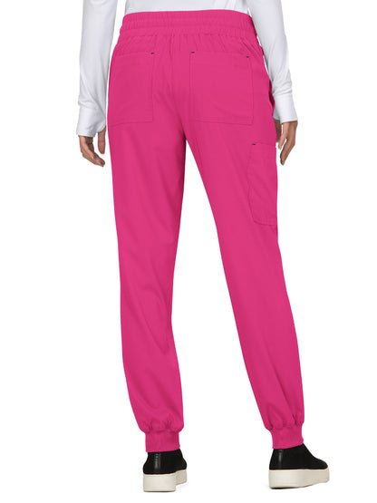 Women's 5-Pocket Stretch Jogger Gemma Scrub Pant - 741 - Flamingo