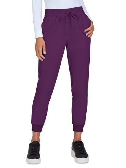 Women's Five-Pocket Stretch Jogger Gemma Pant - 741 - Eggplant