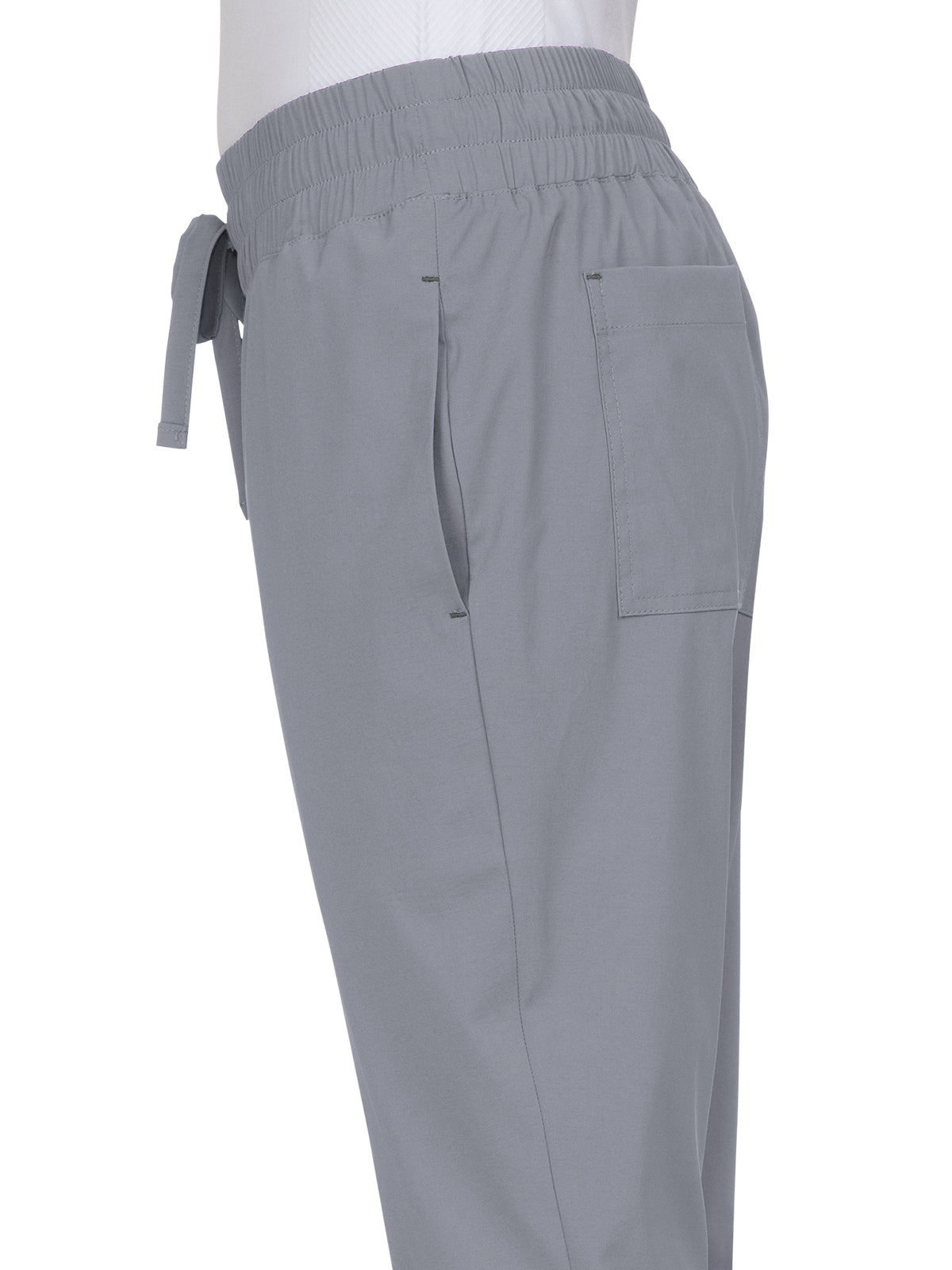 Women's 5-Pocket Stretch Jogger Gemma Scrub Pant - 741 - Platinum Grey