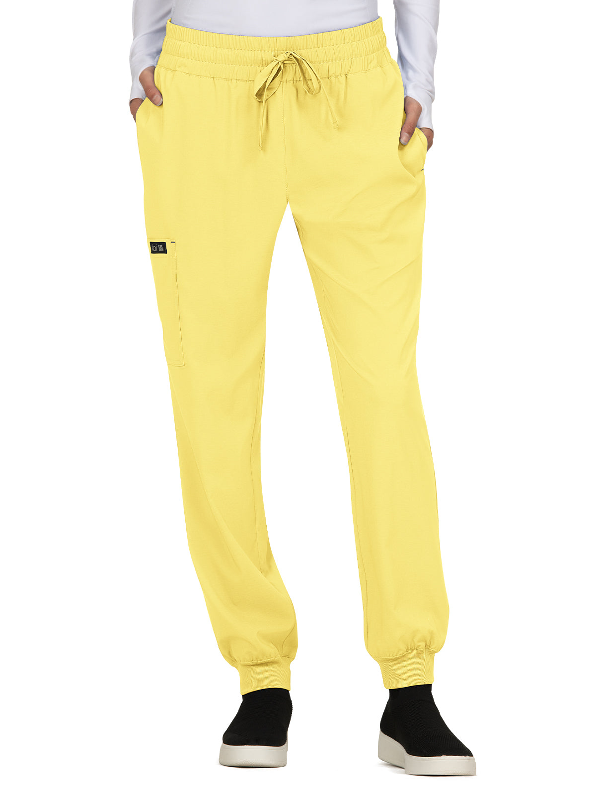 Women's 5-Pocket Stretch Jogger Gemma Scrub Pant - 741 - Sunshine