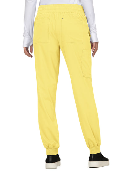 Women's 5-Pocket Stretch Jogger Gemma Scrub Pant - 741 - Sunshine