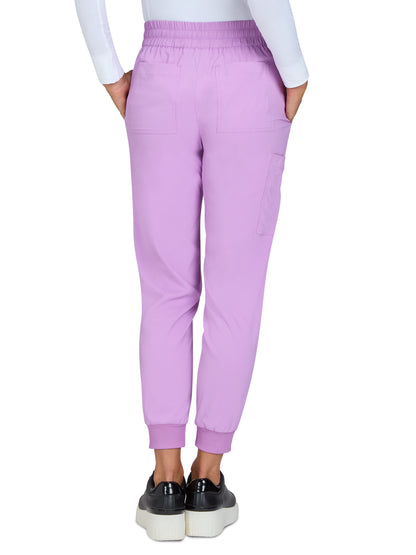 Women's 5-Pocket Stretch Jogger Gemma Scrub Pant - 741 - Bloom Lavender