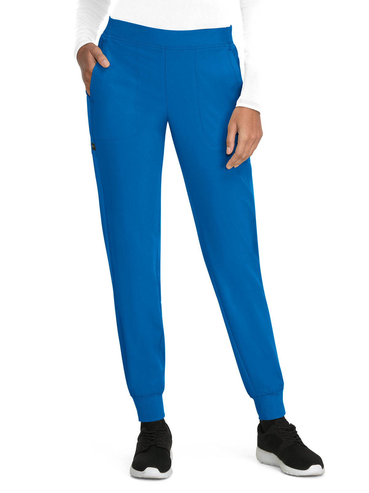 Women's 4-Pocket Eco-Friendly Jogger Cherish Scrub Pant - 744 - Royal Blue