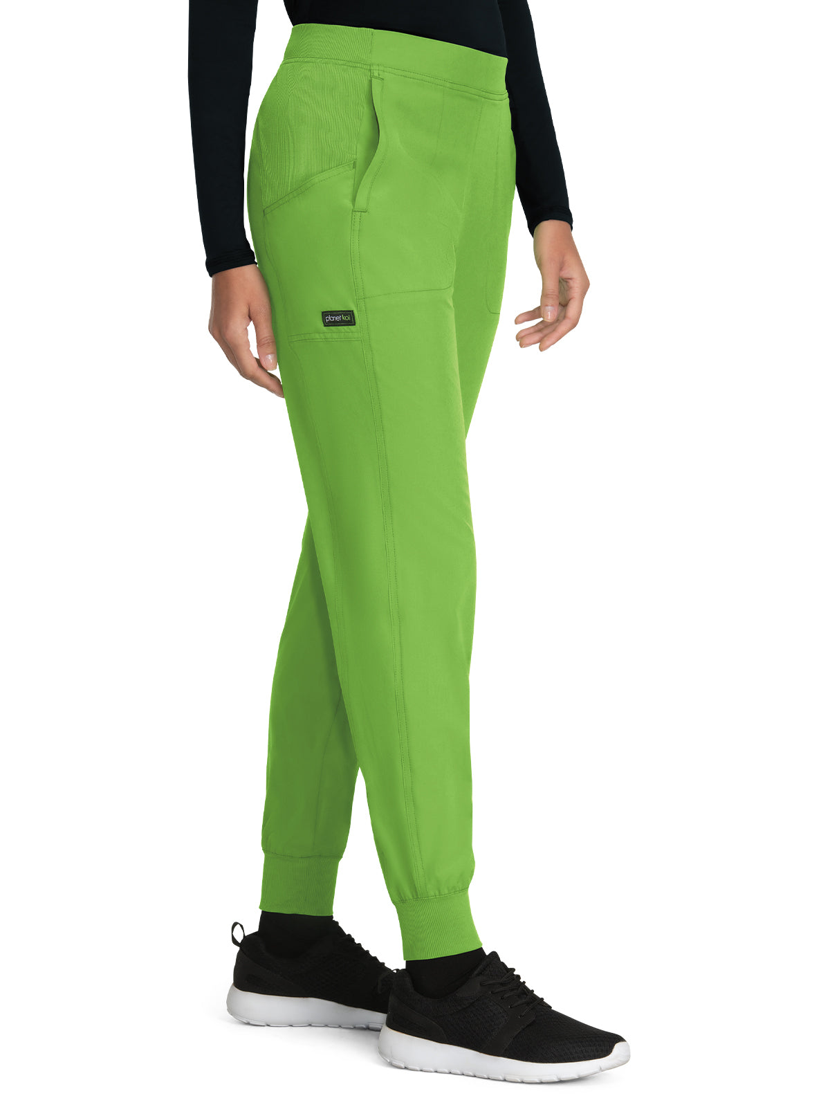 Women's 4-Pocket Eco-Friendly Jogger Cherish Scrub Pant - 744 - Green Tea