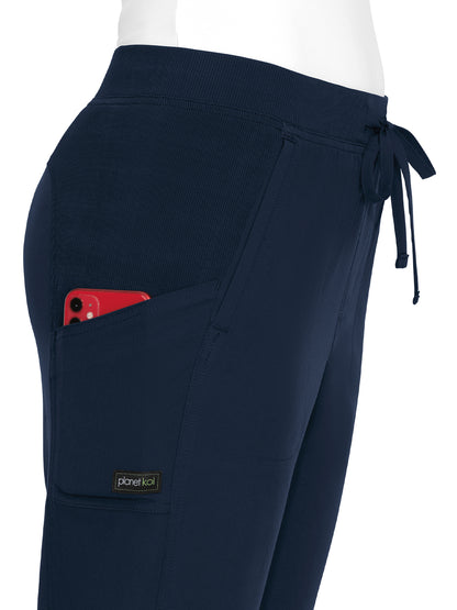 Women's 4-Pocket Eco-Friendly  Nova Scrub Pant - 746 - Navy