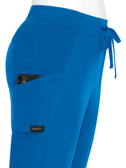 Women's 4-Pocket Eco-Friendly  Nova Scrub Pant - 746 - Royal Blue