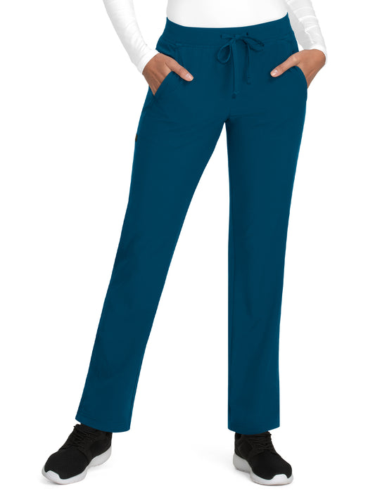 Women's 4-Pocket Eco-Friendly  Nova Scrub Pant - 746 - Caribbean Blue