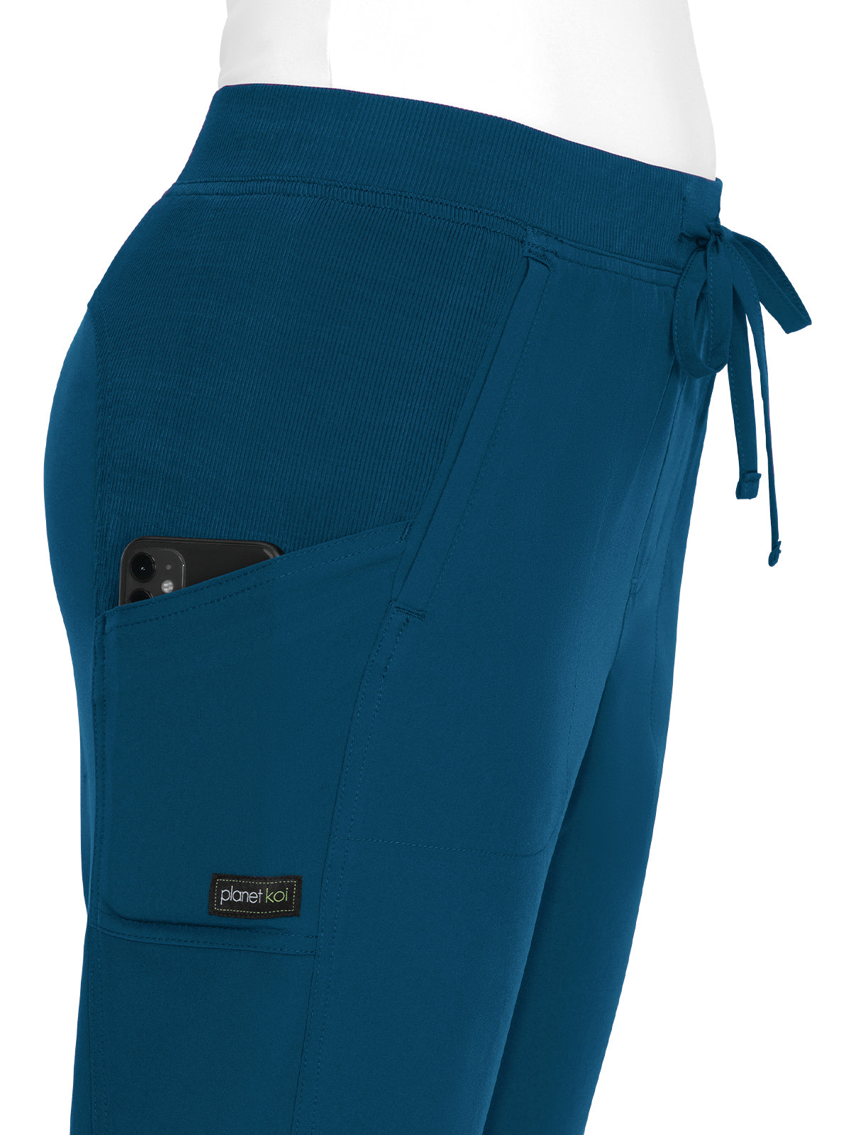 Women's 4-Pocket Eco-Friendly  Nova Scrub Pant - 746 - Caribbean Blue