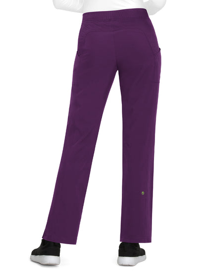 Women's 4-Pocket Eco-Friendly  Nova Scrub Pant - 746 - Eggplant