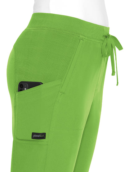 Women's 4-Pocket Eco-Friendly  Nova Scrub Pant - 746 - Green Tea