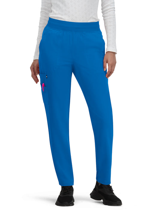 Women's 7-Pocket Jogger-Style Smart Daily Scrub Pant - 756 - Royal Blue